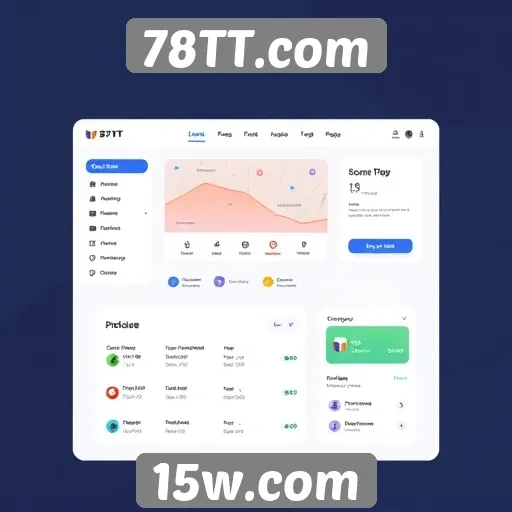Interface do usuário do site 78TT.com em destaque